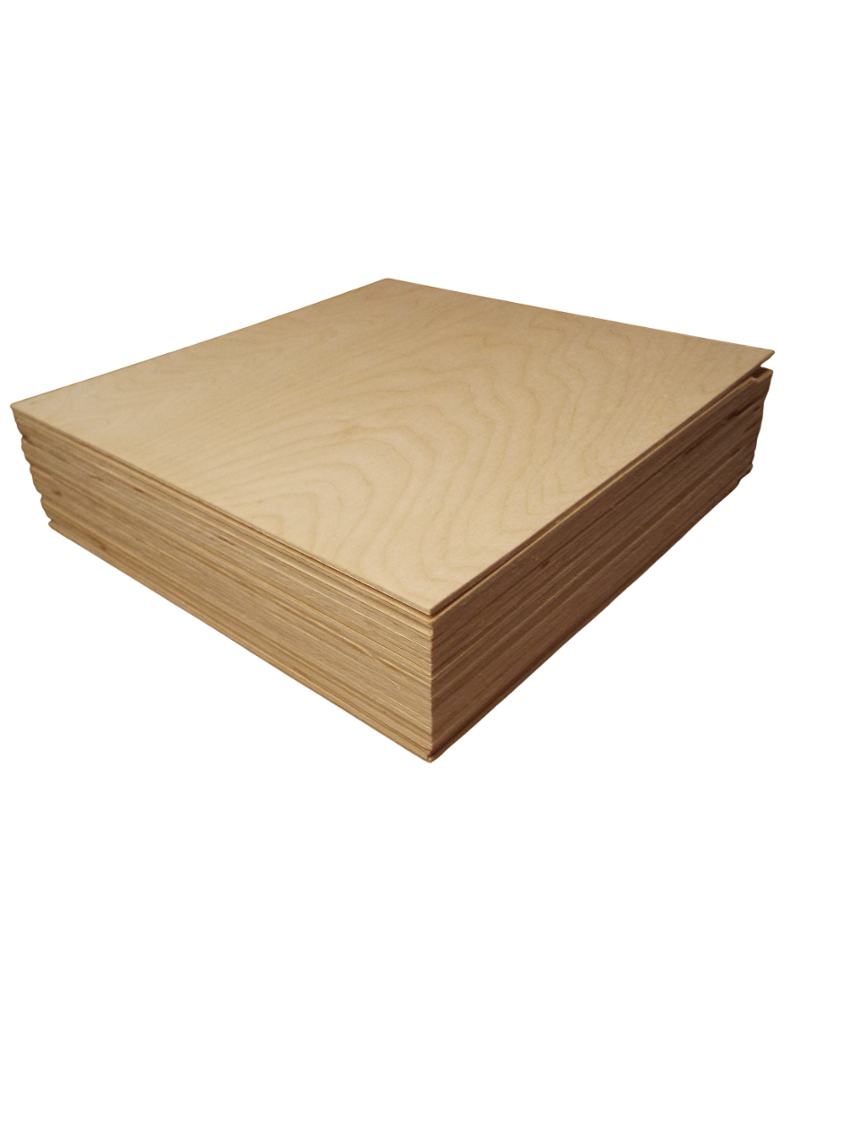 3mm Baltic Birch laser plywood 20pc 12"x12"
